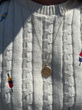 Load image into Gallery viewer, Salve Regina Florentine Necklace - SALE 10 % off applied at Check out
