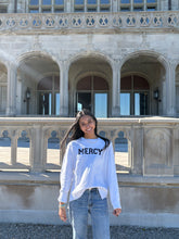 Load image into Gallery viewer, White Mercy Sweater
